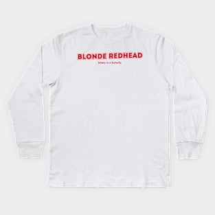 Blonde Redhead Kids Long Sleeve T-Shirt